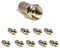 Premium X 10x F-Stecker 4mm Set Für Koaxialkabel F-Aufdrehstecker Antennenstecker Sat Empfang