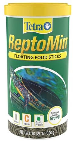 Tetra ReptoMin Floating Food Sticks, Food for Aquatic Turtles, Newts and Frogs, 10.59 oz (Pack of 1)