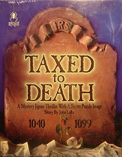Bepuzzled 1000 Piece Large Tabletop Cartoon Jigsaw Puzzle - Taxed to Death - Age 7+