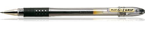 Pilot BLGP-G1-10 Grip Gel Rollerball 1.0 mm - Black, Box of 12