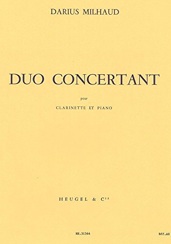 Duo Concertant Op.351. Clarinette et Accomp..