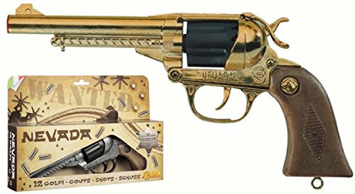 Villa Giocattoli 1560 - Action Dress Ups und Zubehör - Nevada, Pistole, golden