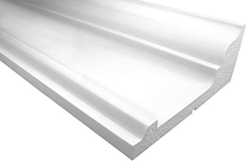2 Meter | Fassade | Gesims | EPS | PU | stoßfest | 155x380mm | KC133 Restposten