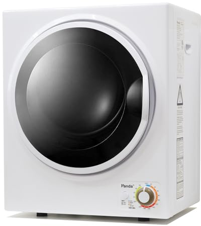 Panda Portable Clothes Dryer – 1.5 cu.ft Compact Electric Dryer, 850W, Stainless Steel Tub, 110V – Ideal for Apartments, Dorms & Small Loads