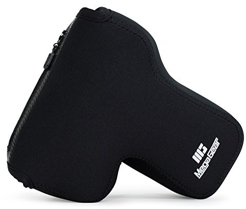 MegaGear MG089 Canon EOS 2000D, 4000D, 800D (18-55 mm), 1300D, 100D, 700D Ultra Light Neoprene Camera Case - Black