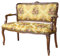 Artigiani Veneti Riuniti Made in Italy Kleines Sofa klassisch Romeo und Julia