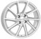 Alutec Singa 6x16 ET43 4x100 polar-silber