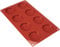 Silikomart SF029/C 20.029.00.0060 SF 29 FLORENTINS - SILICONE MOULD ø60 H 12 MM, Braun