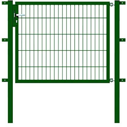 Alberts 647216 Einzeltor Flexo mit Zubehör | verschiedene Breiten und Höhen | grün | Breite 125 cm | Höhe 100 cm