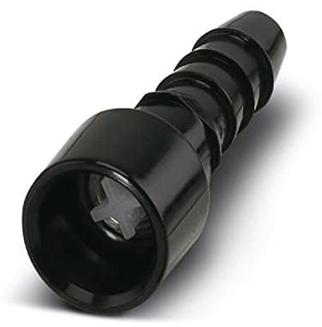 PHOENIX CONTACT HC-M-PN3-4.00-BU-V Pneumatik Buchse mit Ventil, 4.0mm Schlauchinnendurchmesser, Schwarz, 10 Stück