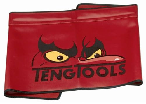 Teng Tools FC01 Protective Wing Cover – Heavy‑Duty PVC with Soft Cloth Backing, Full‑Length Magnetic Strip, 40x107cm Wing Protector for Scratch‑Free Vehicle Maintenance