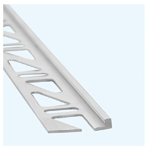 Fliesenprofil/Fliesenabschlussprofil/Trennschiene für Fliesenabschlüsse, Edelstahl, Höhe: 2 mm