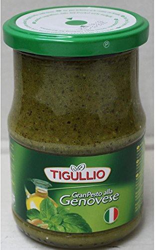 Tigullio Pesto Alla Genovese Pesto mit Nüssen (500ml Glas)