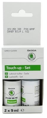 Skoda Original Lackstift Set Candy Weiss 9P9P F9E