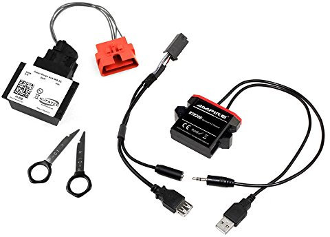 Kufatec 41422-1 Bluetooth-Adapter zum Musik-Streaming für Audi mit MMi 3G (bis 2010)