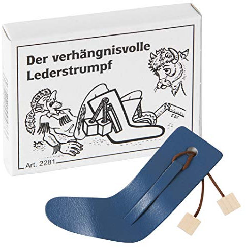 Bartl 102281 Mini-Holz-Puzzle Der verhängnisvolle Lederstrumpf aus 3 Teilen