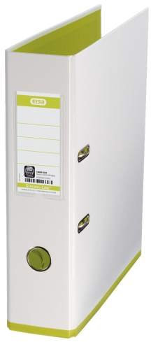 ELBA MYCOLOUR Aktenordner Polypropylen Kapazität 80 mm A4 weiß und lime Ref 100081032