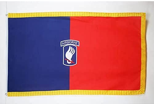 AZ FLAG - Drapeau USA Airborne 173-150x90 cm - Drapeau Américain – Armée Etats-Unis 100% Polyester Avec Oeillets Métalliques Intégrés - Pavillon 110 g