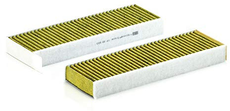 MANN-FILTER FP 29 003-2 Innenraumfilter/Kabinenluftfilter - FreciousPlus Biofunktionaler Pollenfilter - (2er Set) für Pkw + Transporter