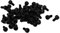 Sourcingmap M1.6 x 3mm Hex Bolt Socket Head Cap Machine Screws Fasteners Black 50 Pcs