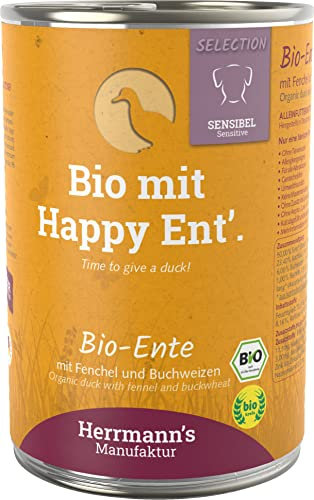 Herrmanns Ente mit Fenchel und Buchweizen, 12er Pack (12 x 400 g)