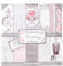 STAMPERIA Wedding Papierblock 10 Blätter doppelseitig Hochzeit, Papier, Mehrfarbig, 30 x 30