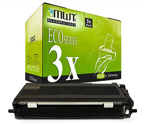 Mehrwegtoner 3X XXL Brother HL-2130 / HL-2130 R / HL-2132 / HL-2132 R / HL-2135 W & DCP-7055 / DCP-7055 W / DCP-7057 ersetzen Brother TN-2010 Patronen Original (ISO-Norm 19798 )
