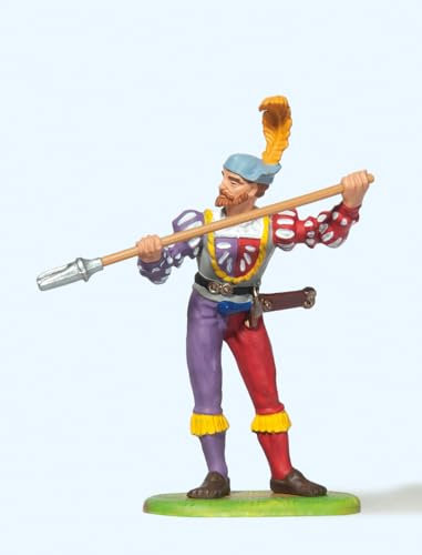 Preiser 52314 Mercenary Bondsman with Powder Shovel Figure