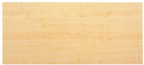 Tischplatte 200 x 100 x 2,5 cm, Dekor Ahorn, melaminharzbeschichtet