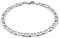 Pulsera De Hombre en Plata Maciza 925 Con Diseño Clásico De Eslabones