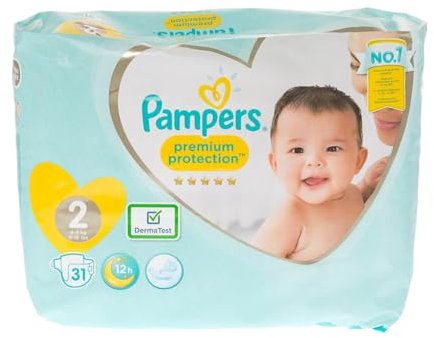 Pampers Premium Schutzwindeln Größe 2, 31 Stück