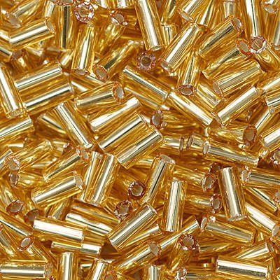Knorr Prandell Böhmische Perlen Rocailles gold 5x2mm