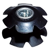 Weldtite WEL8040 Aheadset Star Nut - Silver, 1 Inch