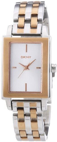 DKNY Damen-Armbanduhr Analog Quarz Edelstahl beschichtet NY8608