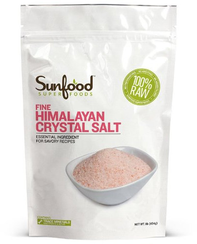Sunfood Superfoods - Pink Himalayan Salt Fine, 0.5kg powder