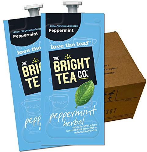 Flavia The Bright Tea Co - PEPPERMINT HERBAL TEA - 140 Drinks Sachets - LOW DELIVERY COSTS WITH FREE DELIVERY ON ORDERS OVER £ 50.00