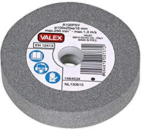 Valex MOLA DI RICAMBIO 125X16XFORO 12,7 OSSIDO DI ALLUMINIO 240 PER SMERIGLIATRICE DA BANCO