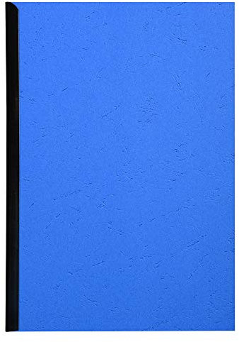 Exacompta 2781C 100er Pack Einbanddeckel DIN A4 für Bindesysteme Forever aus Recycling-Karton blau. Geeignet zur Verwendung mit Serodo-Bindern, Kunststoffringen, Metallringen und mehr