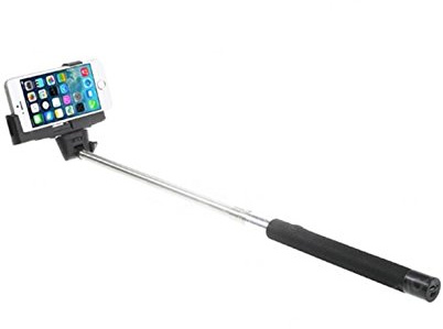 KHOMO Ausziehbarer Teleskop-Handstativ, Verlängerungsarm, Selfie-Stick mit Universal-Adapter für Smartphones