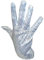 I Love Fancy Dream LTD Handschuhe, Weiß, rechte Hand, mit Pailletten, für Erwachsene, ideal zum Werden der König der Pop. (12 Stück)