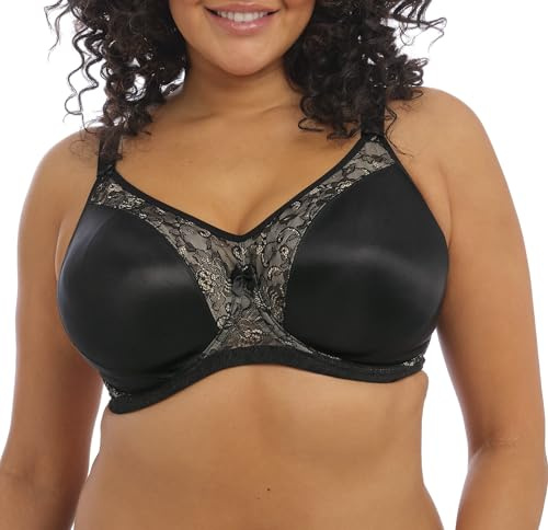 Godess Women's Yvette Underwire Smoothing Molded Bra Black
