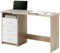AVANTI TRENDSTORE - Adria - Scrivania con 3 cassetti Bianchi ed 1 vano Aperto, in Legno Laminato, Disponibile in 2 Diversi Colori (Marrone)