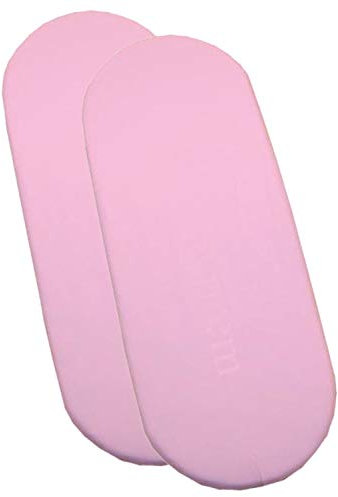BabyPrem Moseskörbe Stubenwagen 2 Baumwolle Spannbettlaken 76 x 28cm 2 ROSA