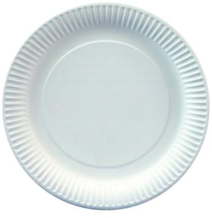 25 Teller, Pappe 'pure' rund Ø 26 cm weiss extra stark
