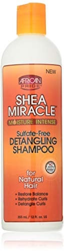 African Pride Shea Butter Miracle Detangling Shampoo, 1er Pack (1 x 355 ml)