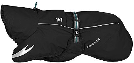 Hurtta Torrent Coat Hunde-Regenmantel, Rabe, 20,3 cm