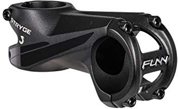 Funn Stryge Bike Drop Stem with -5 Degree - Length 75mm stem with 35mm Bar Clamp, Bike Stem for Mountain Bike, BMX Bike, Road Bike and Gravel Bike (Black)