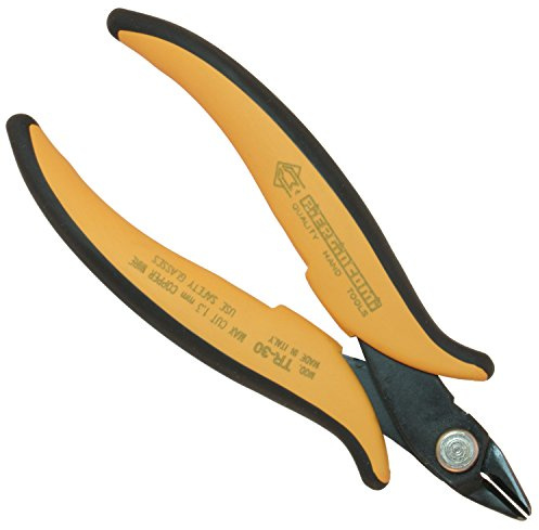 Piergi Acomi Medium Side Cutter 21 with 12-Degree Head and 8 mm Cutting Length for a Smooth Cut Copper and Soft Wires Up to 1.3 mm Diameter 16 AWG – TR30