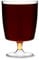 100 x One Piece Disposable Plastic Wine Glasses (200ml). Ideal for picnics, Camping and Glamping, Festivals, Outdoor Pool, BBQ, Garden, Office Parties and Special Occasions.