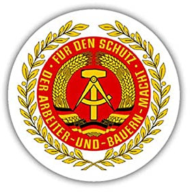 Aufkleber/Sticker NVA Wappen DDR Deutschland Emblem Abzeichen 7x7cm A1695